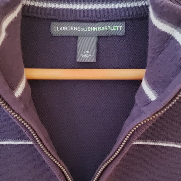 Claiborne, John Bartlett 1/4 Zip Sweater - Picture 4 of 7